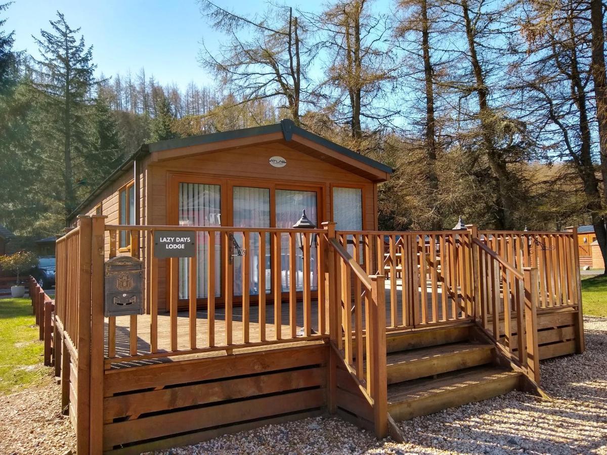 Lazy Days Lodge Glendevon Buitenkant foto